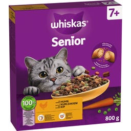Whiskas Droogvoer met Kip 7+ - 800 g