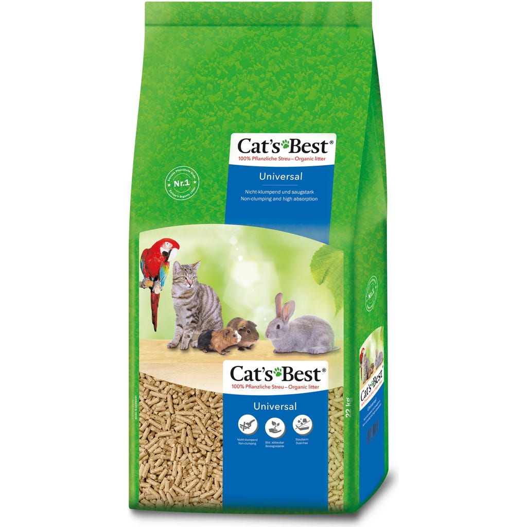 Cat's Best Katzenstreu Universal, 22 kg - Zoolini