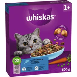 Whiskas Trocken mit Thunfisch 1+ - 800 g