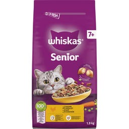 Whiskas Trocken mit Huhn 7+ - 1.900 g