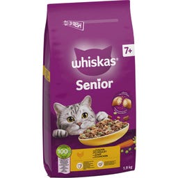 Whiskas Trocken mit Huhn 7+ - 1.900 g