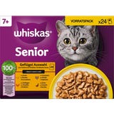Whiskas Multipack 24x85g Gefl&uuml;gel Auswahl 7+