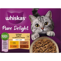 Kapsičky s hydinovým ragú v želé Pure Delight, Multipack 12 x 85 g - 1.020 g