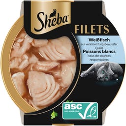 Sheba Filet Weißfisch in Sauce - 60 g