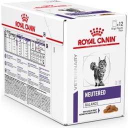 NEUTERED BALANCE Feine Stückchen in Soße, 12 x 85 g - 1.020 g