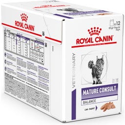 Royal Canin Veterinary MATURE CONSULT BALANCE Mousse, 12 x 85 g - 1.020 g