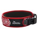 Hunter Halsband Divo Reflect, rot/grau - 25-35/S