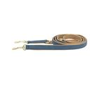 Kentucky Dogwear Hundeleine aus Lederimitat, 2,5 m - navy/beige