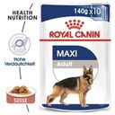 Royal Canin Maxi Adult szószban 10x140 g - 1.400 g