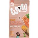 WOW Suha pasja hrana ADULT Minis - ribe - 1 kg